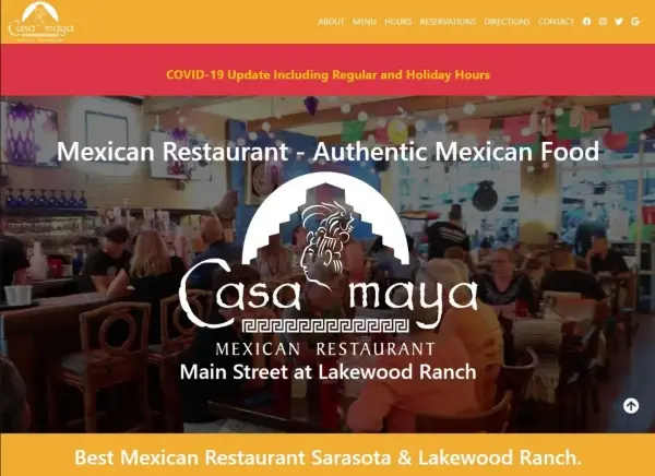 Website SEO Sarasota restaurant